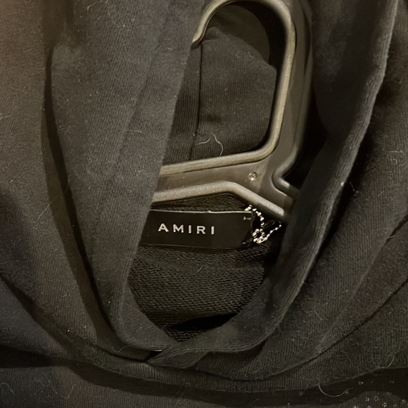 Crystal Burst Faded Black Amiri Hoodie - Picture 5 of 7